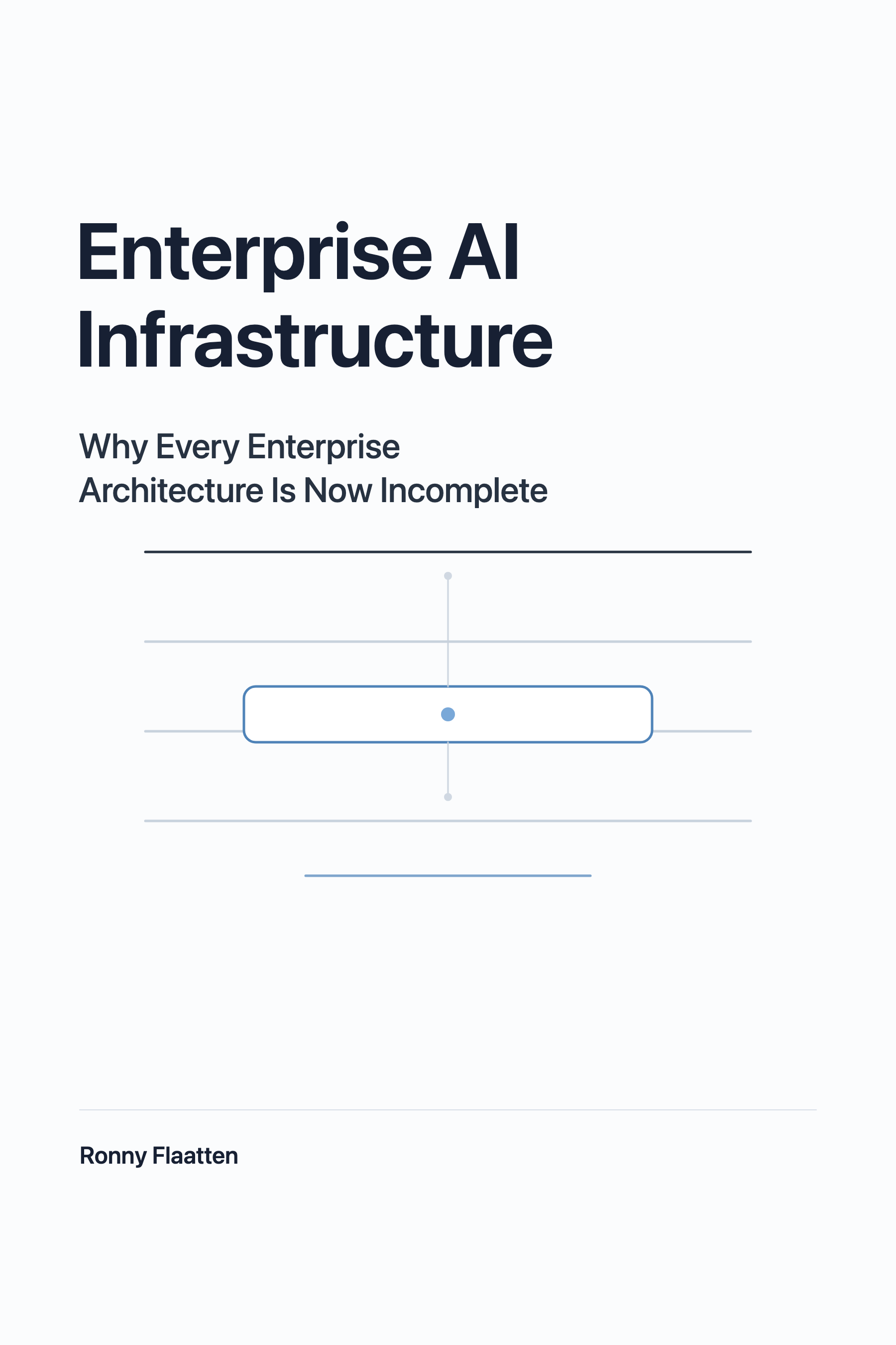 Enterprise AI Infrastructure book cover by Ronny Flaatten